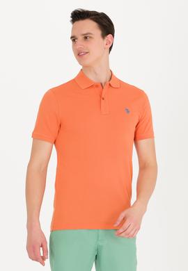 Erkek Kiremit Basic Polo Yaka Tişört - 50262933441