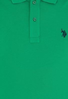 Erkek Yeşil Basic Polo Yaka Tişört - 50262933463