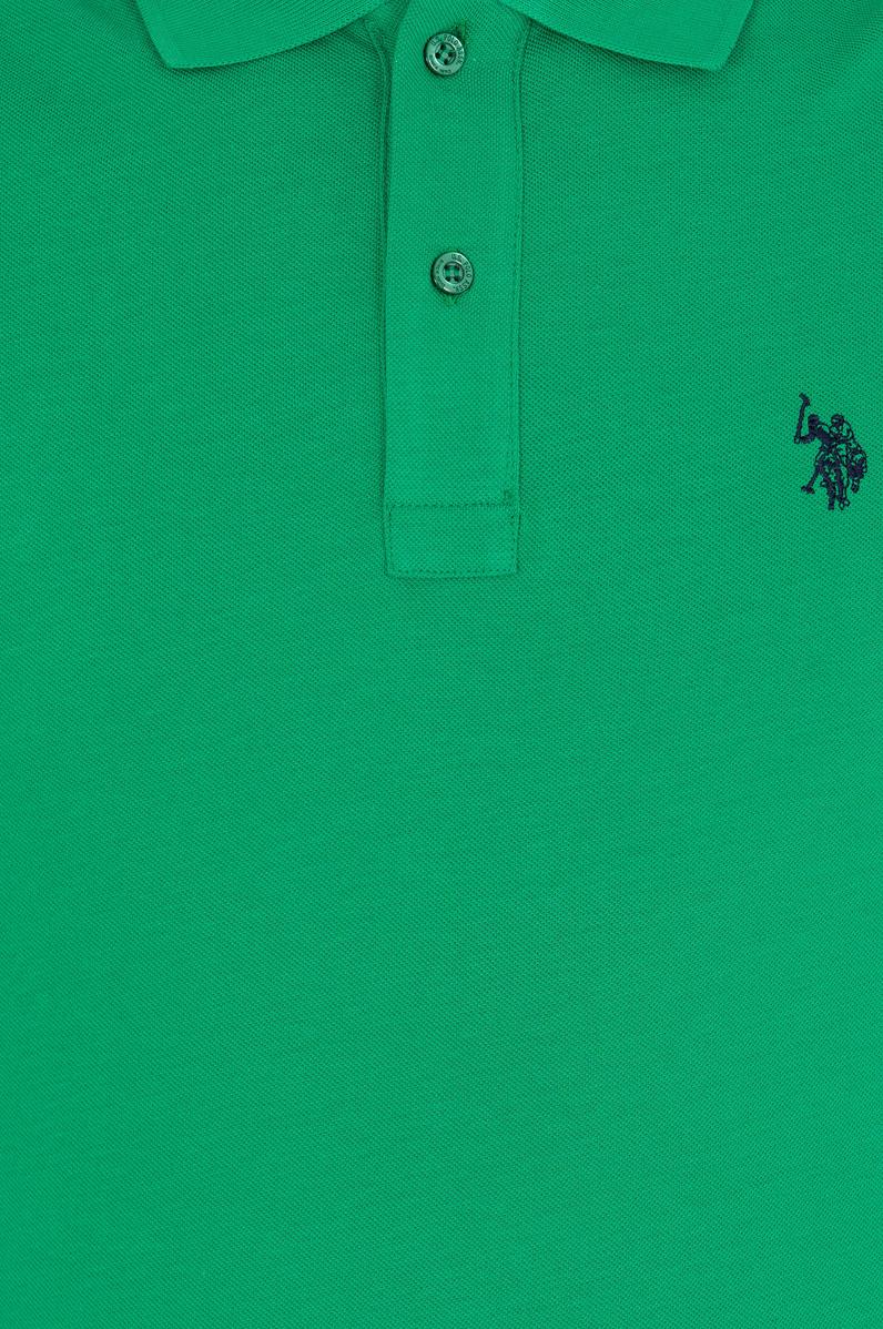 Erkek Yeşil Basic Polo Yaka Tişört
