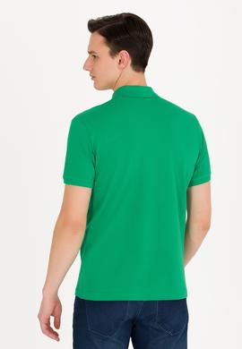 Erkek Yeşil Basic Polo Yaka Tişört - 50262933463
