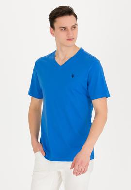 Erkek Saks Basic V Yaka Tişört - 50263203086