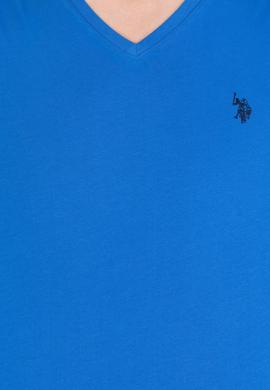 Erkek Saks Basic V Yaka Tişört - 50263203086