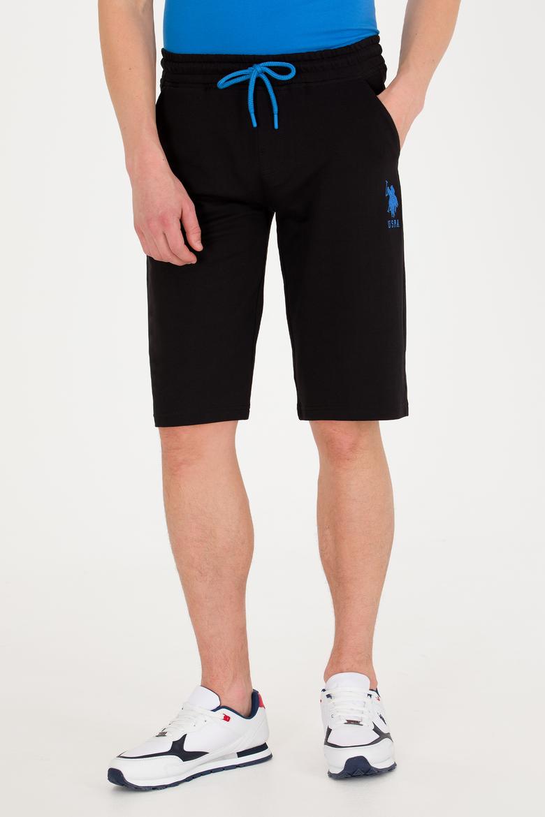 Erkek Siyah Örme Şort - 50263414026