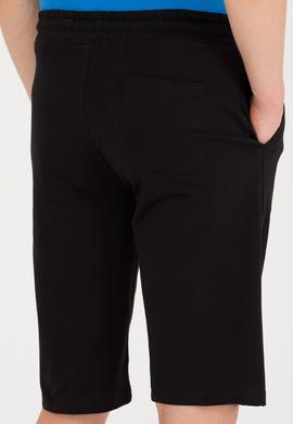 Erkek Siyah Örme Şort - 50263414026