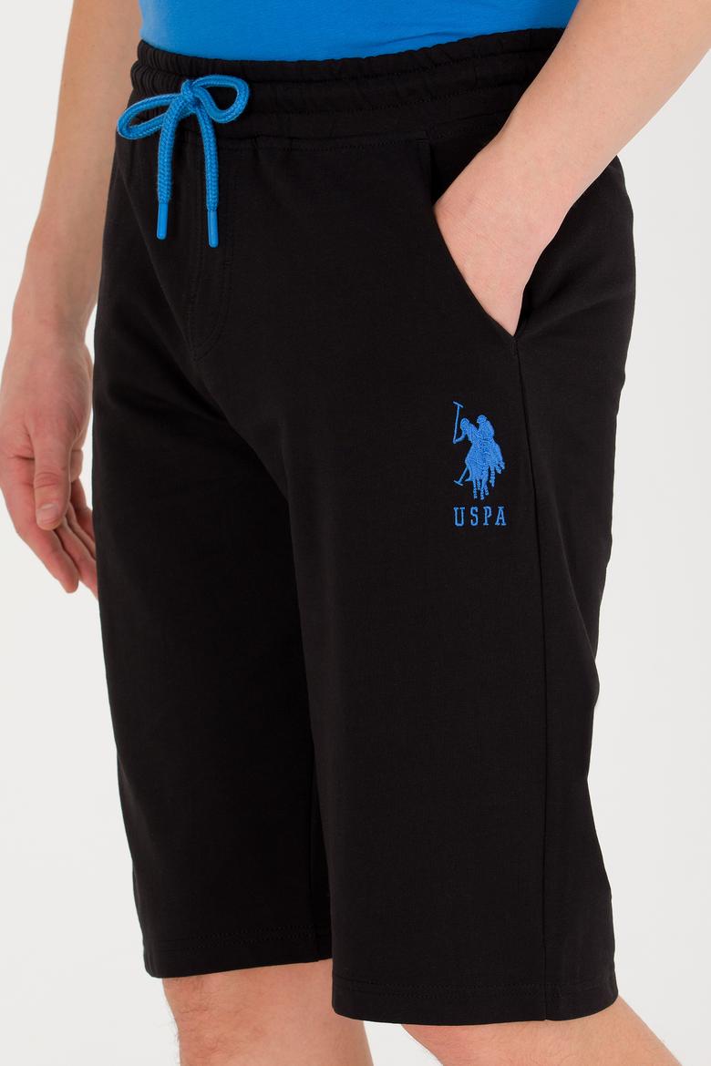 Erkek Siyah Örme Şort - 50263414026