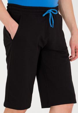 Erkek Siyah Örme Şort - 50263414026