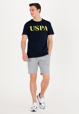 Erkek Gri Melanj Örme Şort - 50263423016