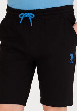 Erkek Siyah Örme Şort - 50263423021