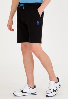 Erkek Siyah Örme Şort - 50263423021