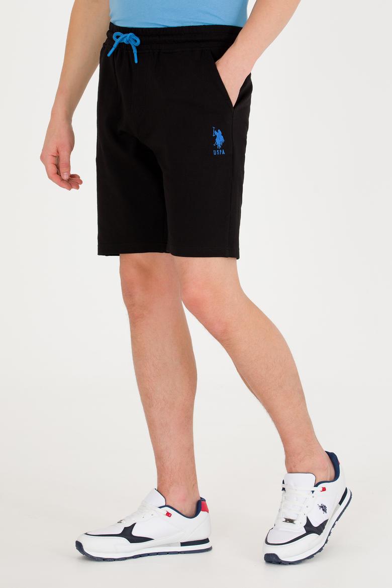 Erkek Siyah Örme Şort - 50263423021