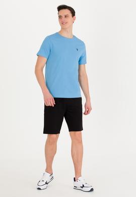 Erkek Siyah Örme Şort - 50263423021