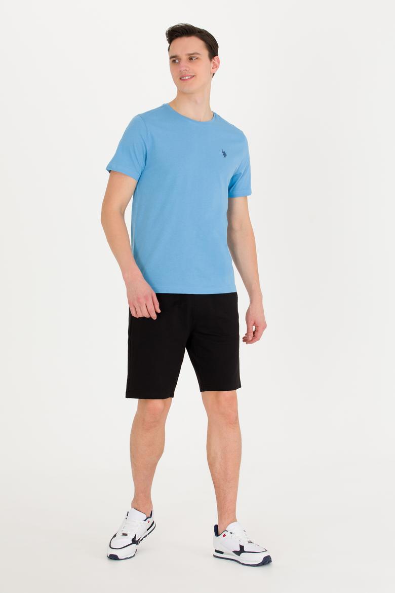 Erkek Siyah Örme Şort - 50263423021