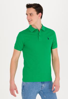 Erkek Elma Yeşili Basic Polo Yaka Tişört - 50262933083