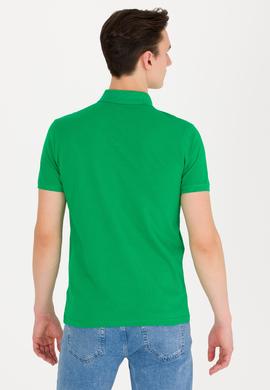 Erkek Elma Yeşili Basic Polo Yaka Tişört - 50262933083
