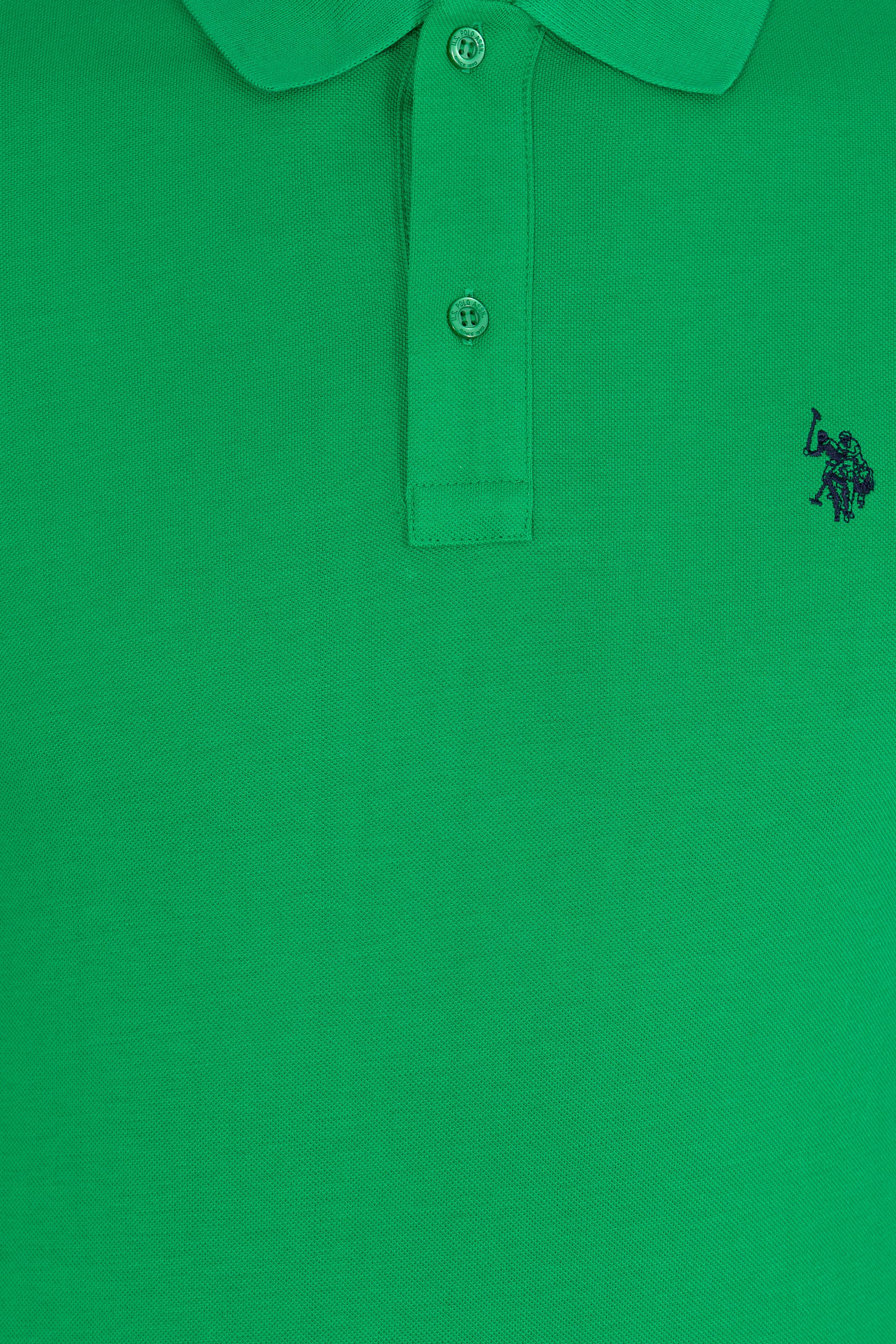Erkek Elma Yeşili Basic Polo Yaka Tişört - Image 6