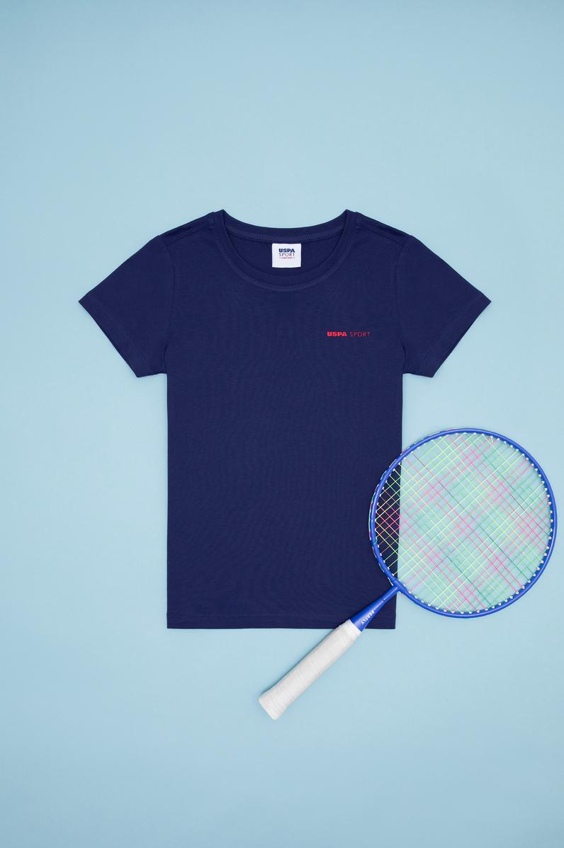 Çocuk Lacivert Bisiklet Yaka Tişört