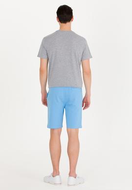Erkek Turkuaz Örme Şort - 50263423066