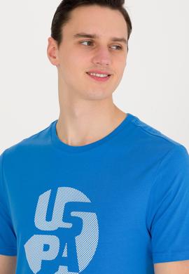 Erkek Saks Bisiklet Yaka Tişört - 50263323055