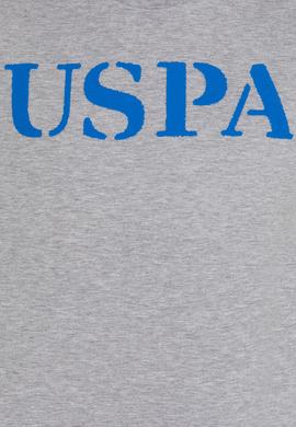 Erkek Gri Melanj Basic Bisiklet Yaka Tişört - 50262976028