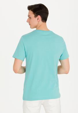 Erkek Mint Basic Bisiklet Yaka Tişört - 50262976037