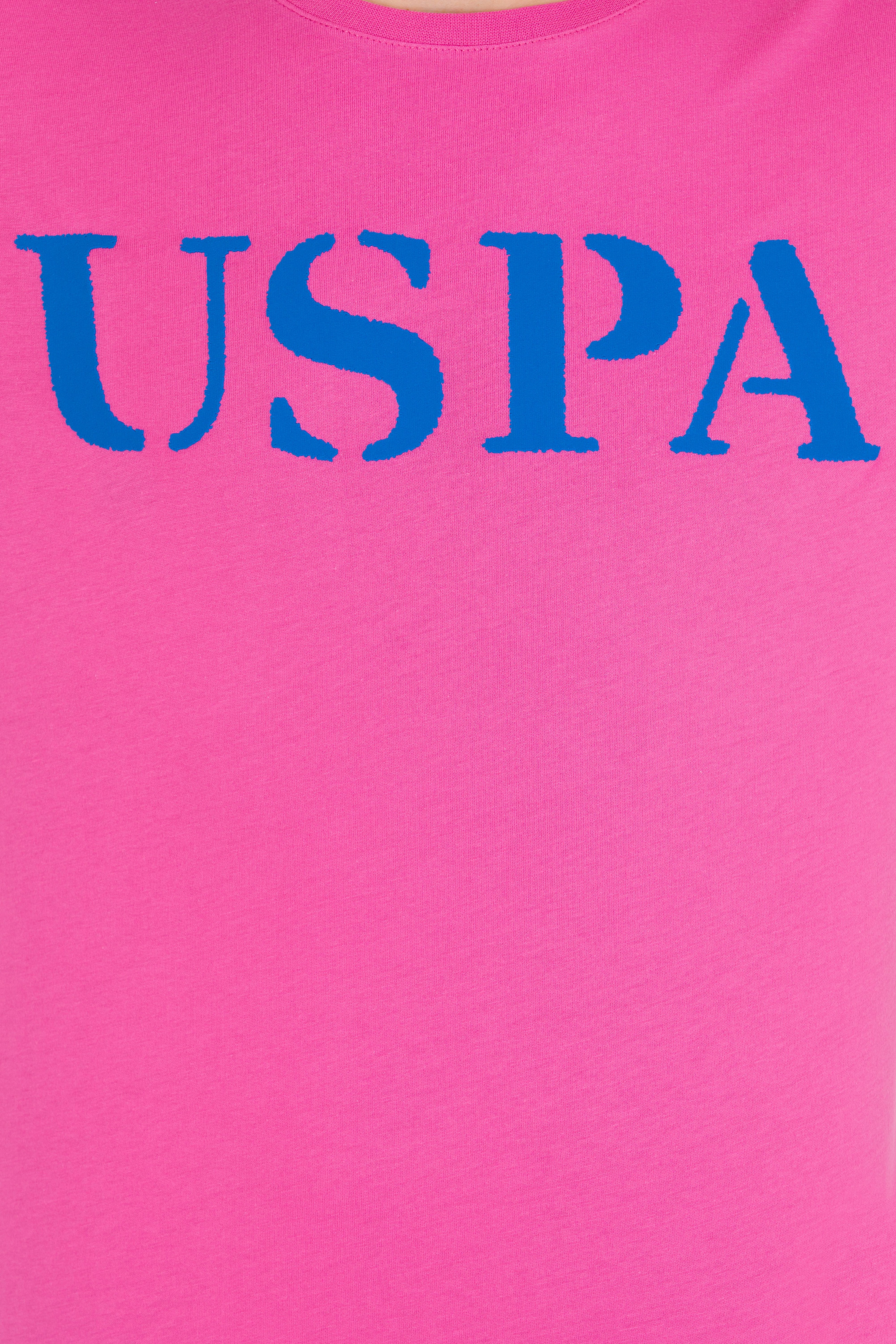 Erkek Pembe Basic Bisiklet Yaka Tişört - Image 6