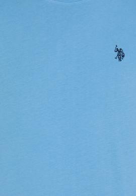 Erkek Turkuaz Basic Bisiklet Yaka Tişört - 50263026056