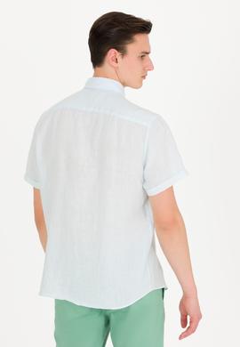 Erkek Açık Mavi Kısa Kollu Gömlek - 50264507007