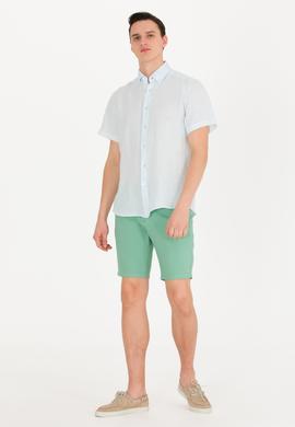 Erkek Açık Mavi Kısa Kollu Gömlek - 50264507007