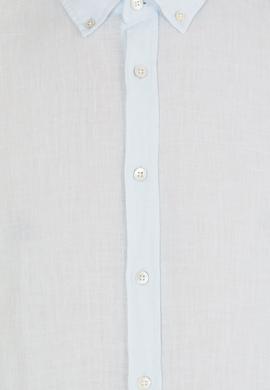 Erkek Açık Mavi Kısa Kollu Gömlek - 50264507007