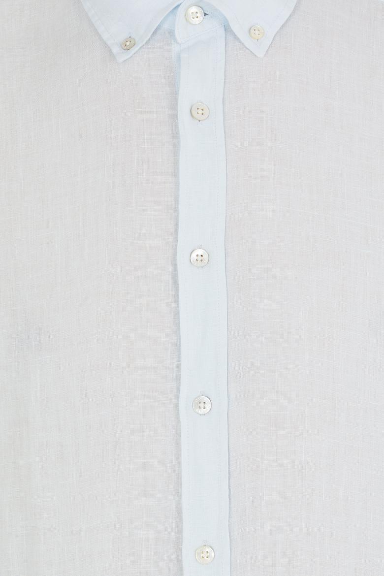 Erkek Açık Mavi Kısa Kollu Gömlek - 50264507007