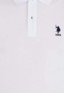 Erkek Beyaz Basic Polo Yaka Tişört - 50263236001