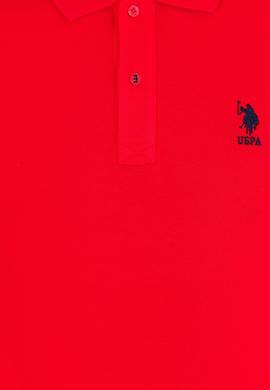 Erkek Kırmızı Basic Polo Yaka Tişört - 50262969021