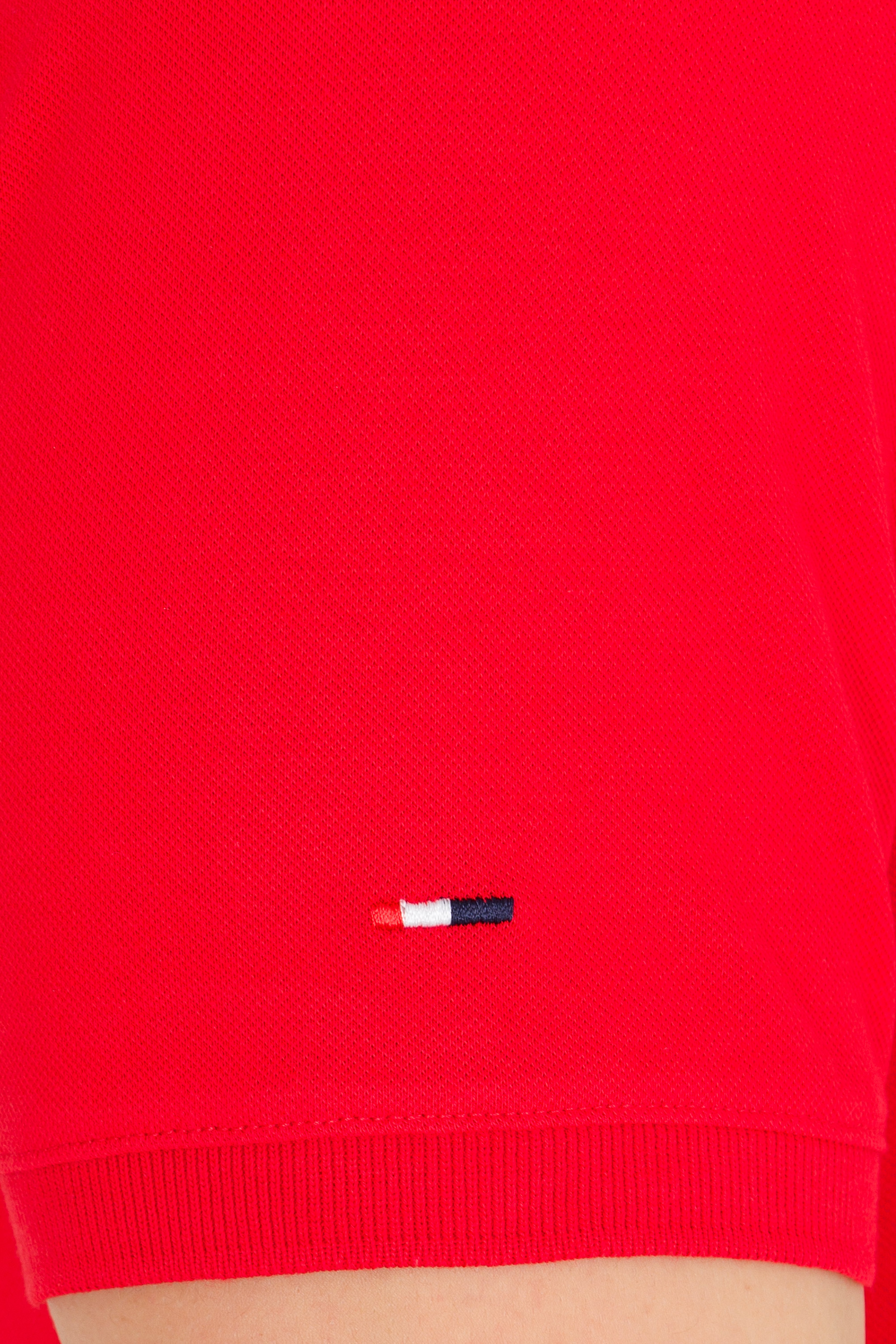 Erkek Kırmızı Basic Polo Yaka Tişört