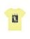 Çocuk Neon Sarı Bisiklet Yaka Tişört