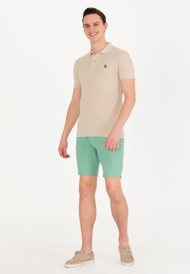 Erkek Taş Basic Polo Yaka Tişört - 50262933315