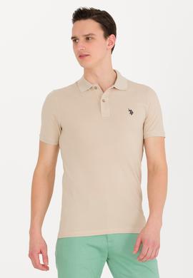 Erkek Taş Basic Polo Yaka Tişört - 50262933315
