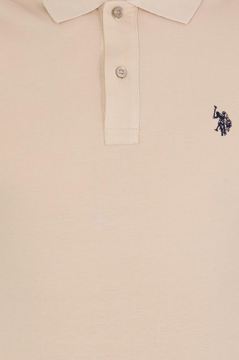 Erkek Taş Basic Polo Yaka Tişört