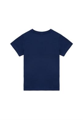Çocuk Lacivert Bisiklet Yaka Tişört - 50263290023