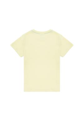 Çocuk Açık Sarı Bisiklet Yaka Tişört - 50263290043