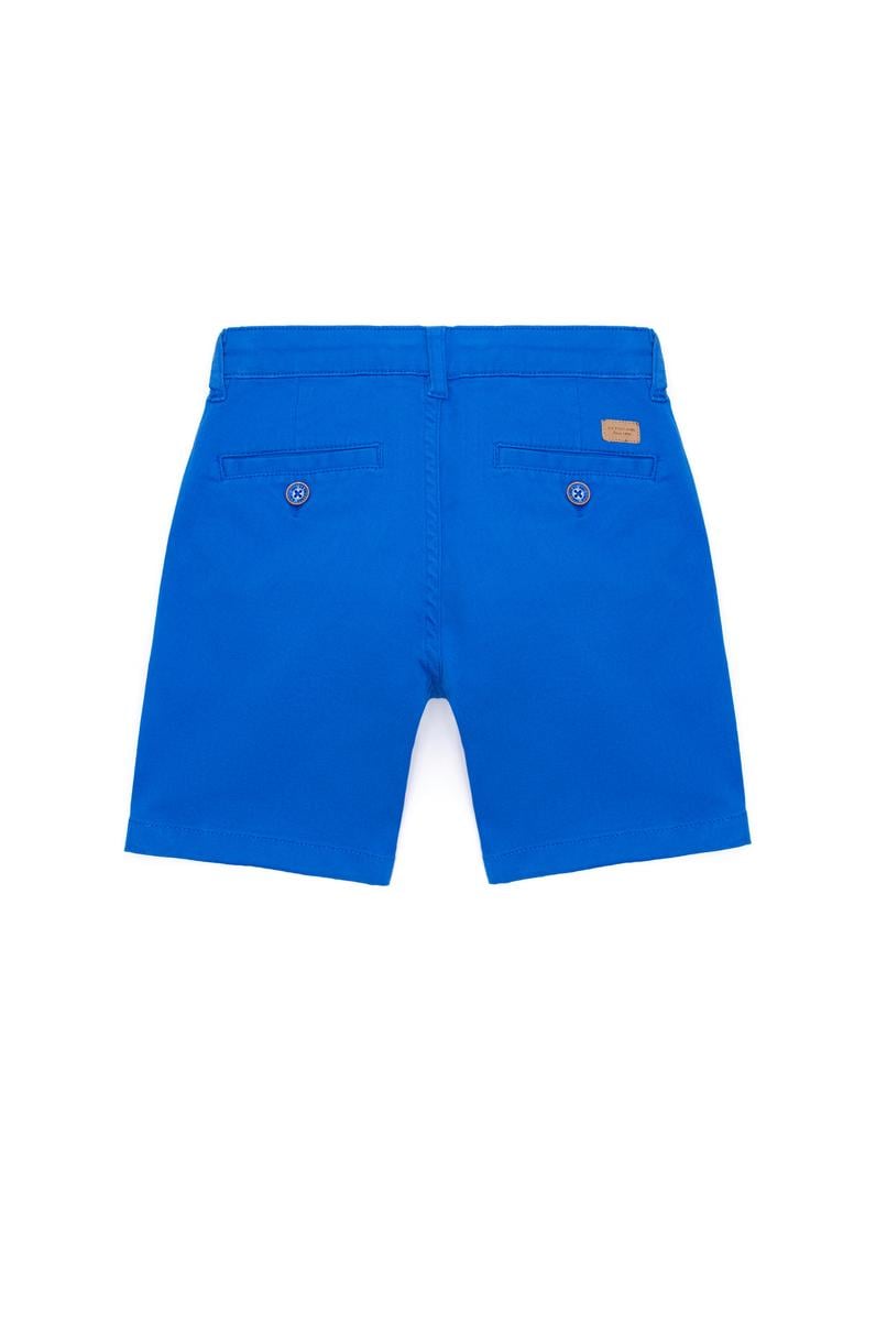 Erkek Çocuk Saks Dokuma Şort