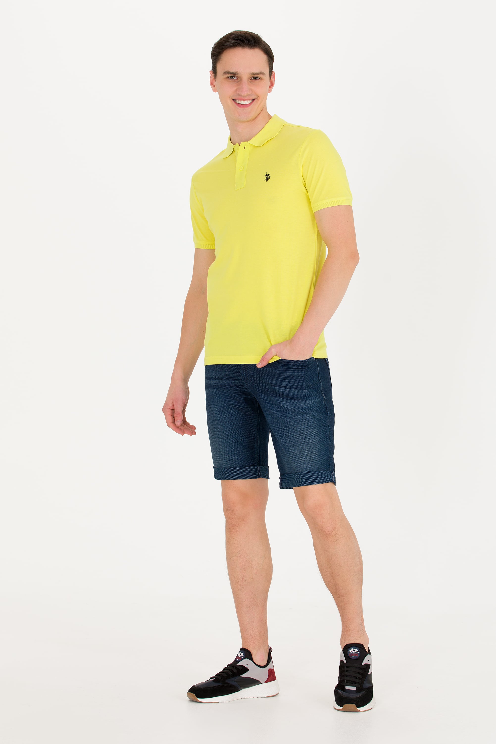 Erkek Citron Basic Polo Yaka Tişört