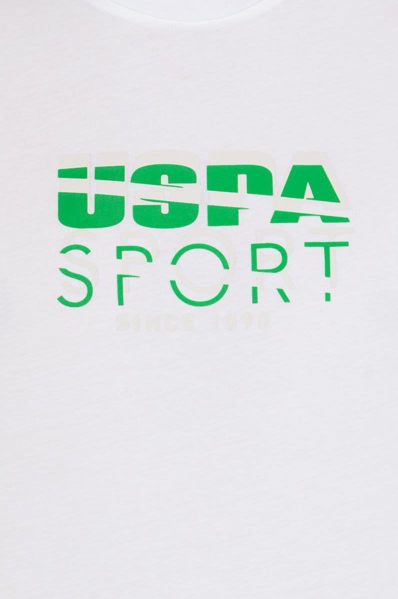 Erkek Beyaz Bisiklet Yaka Tişört