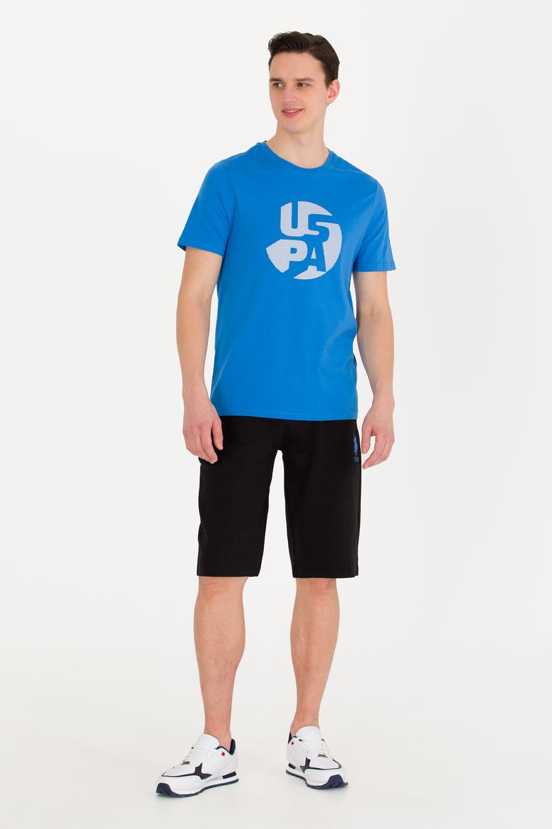 Erkek Saks Bisiklet Yaka Tişört - 50263323055