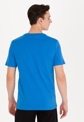 Erkek Saks Bisiklet Yaka Tişört - 50263323055