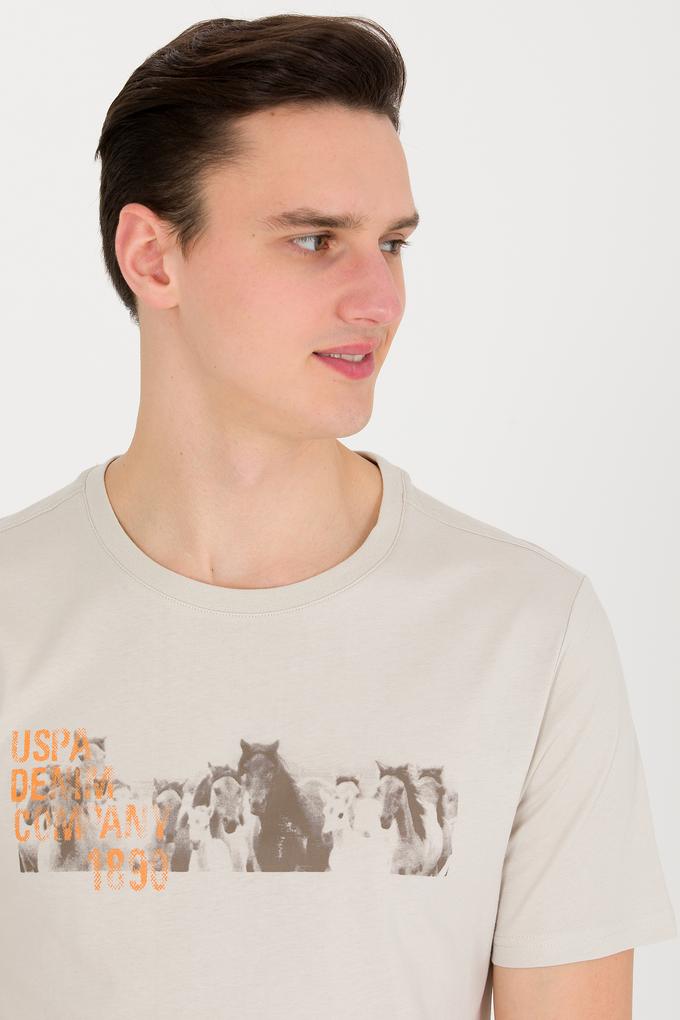 Erkek Taş Bisiklet Yaka Tişört