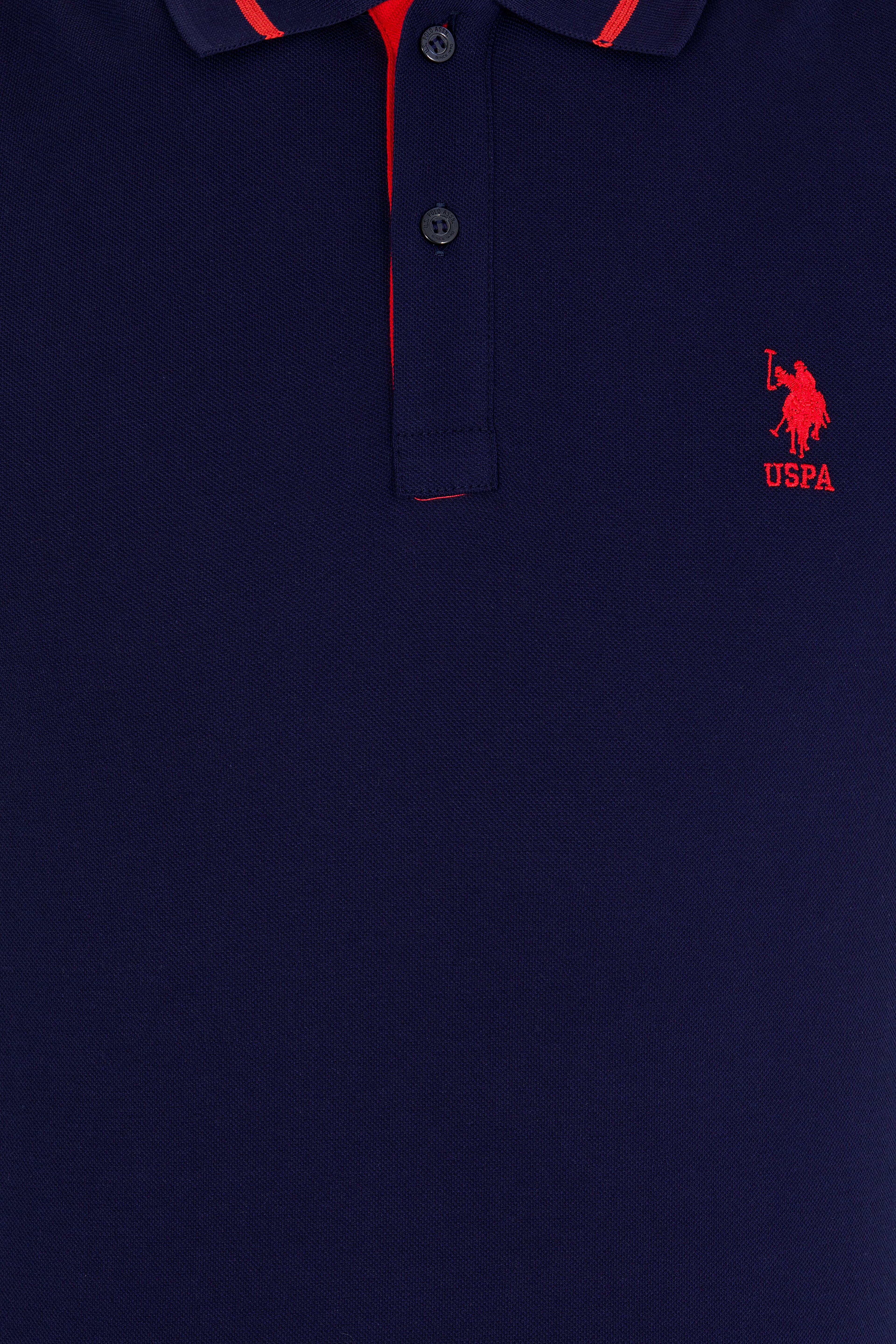 Erkek Lacivert Basic Polo Yaka Tişört