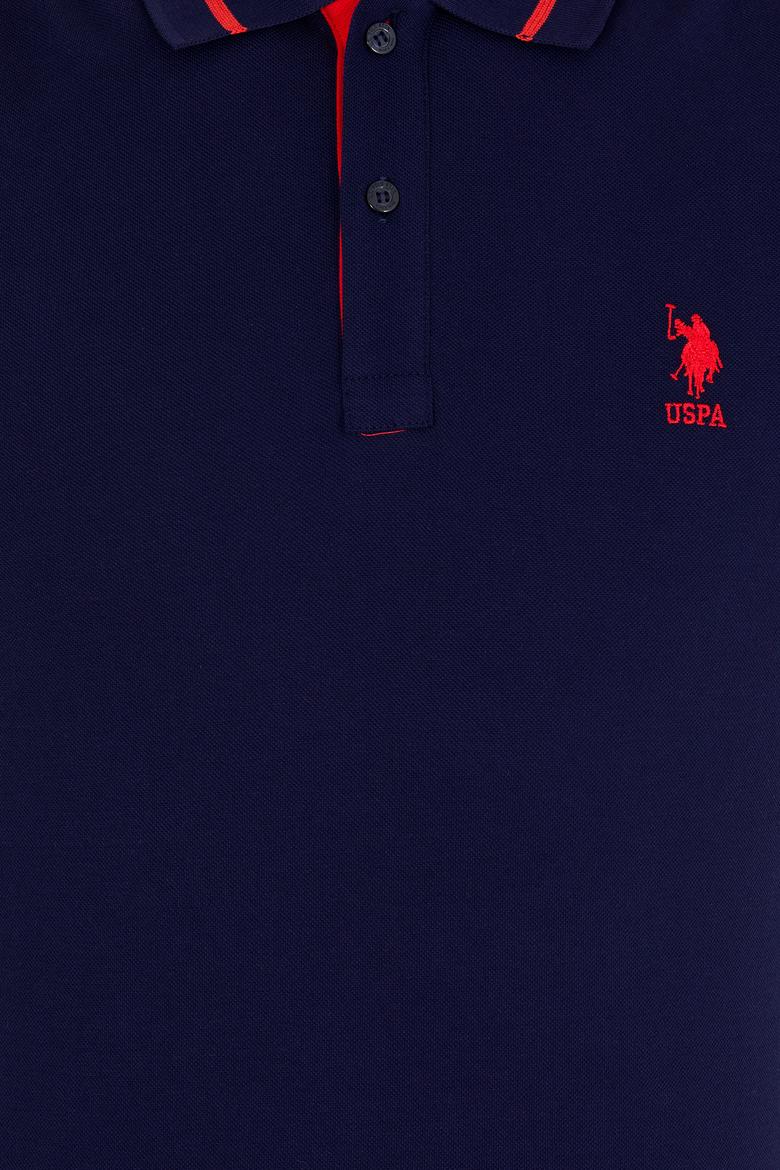 Erkek Lacivert Basic Polo Yaka Tişört - 50264890049