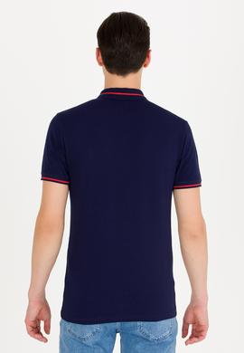 Erkek Lacivert Basic Polo Yaka Tişört - 50264890049