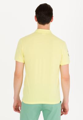 Erkek Açık Sarı Basic Polo Yaka Tişört - 50264891003