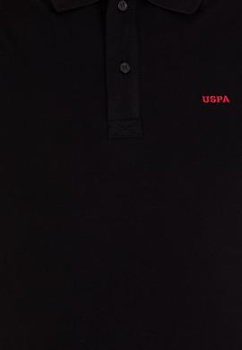 Erkek Siyah Basic Polo Yaka Tişört - 50264892018